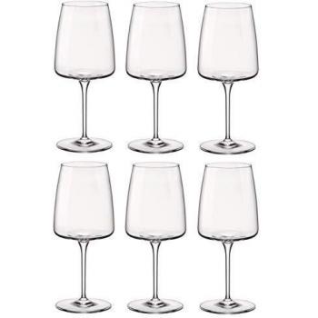 BORMIOLI ROCCO 3024254 - Juego de 6 copas de cristal Nexo Gran, rojo, 54 cl