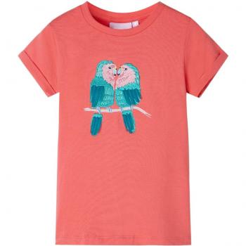 Camiseta infantil color coral 128 Día y Noche