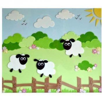 Pati-Versand 12748 Nubes Set de 5 cortadores plástico Blanco 14 x 17 x 2 cm