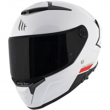 Casco Integral MT Thunder 4 SV - Protección Impacto, Gafa Solar Incluida, Color Blanco