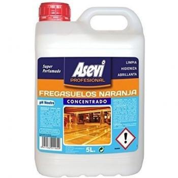 Asevi Profesional Fregasuelos Naranja 5 Litros