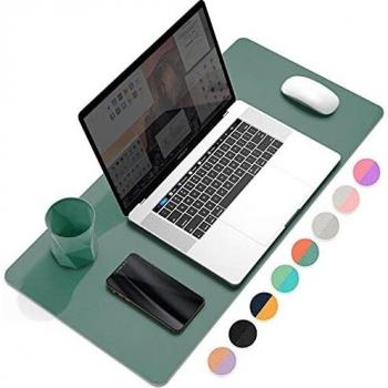 YSAGi Almohadilla Multifuncional de Escritorio de Oficina, Alfombrilla de Ratón,Cuero PU Antideslizante,60 x 35cm,Impermeable, Utilizable por ​Ambos Lados, Para Oficina/Hogar