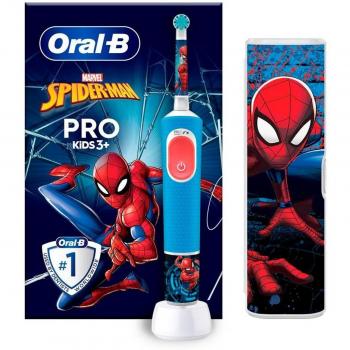 Oral-B Vitality Kids Spiderman Cepillo de Dientes Eléctrico con Funda de Viaje