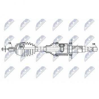 Árbol de transmisión NTY NPW-VV-140 con características de alta resistencia y durabilidad