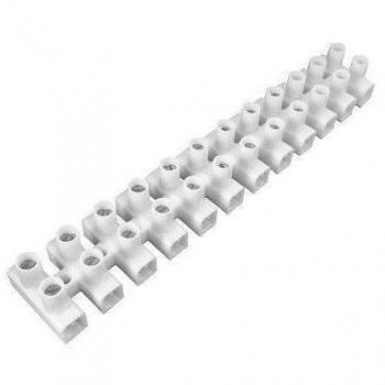 Regleta de conexión GSC blanca 12 conexiones 4mm - Pack 10 unidades