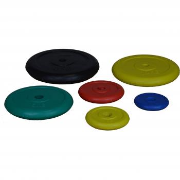 Plato de peso Sporti France Colour 15 kg Plateado