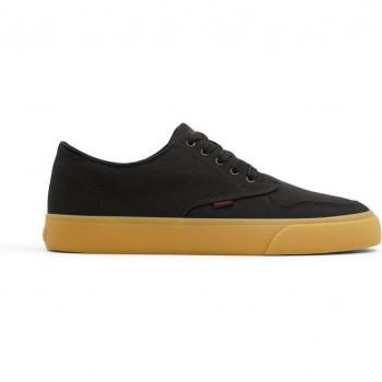 Zapatillas Element Topaz C3 para hombre en color negro con suela de goma y detalles en rojo
