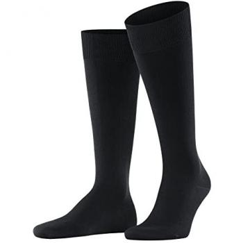 Falke Ultra Energizing Black Cotton Compression Socks for Men Size 10-11