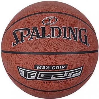 Spalding MAX Grip Sz7 Composite Basketball, Naranja