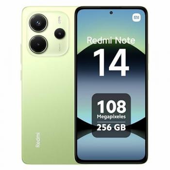 Smartphone Xiaomi Redmi Note 14 4G 8GB RAM 256GB Pantalla de 6,67 Verde Lima