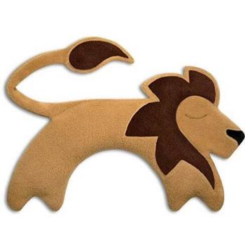 SACO TÉRMICO Leschi de semillas para microondas/para la tensión cervical/Animal: León Juri, beige