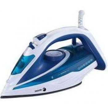 Fagor Comforta FGE698 Plancha de Vapor 3000W Suela Cerámica Depósito 480ml Azul/Blanco