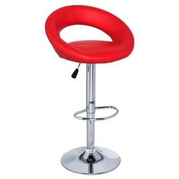 Pack 2 Taburetes Onis Rojo en Polipiel para Cocina