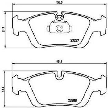 BREMBO Brake Pad Set, disc brake P 06 024