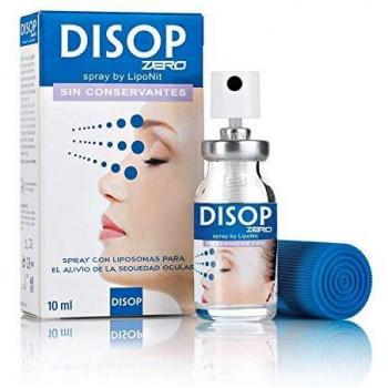 Disop Zero Spray Ocular para Ojos Secos con Liposomas sin Conservantes, 10 ml