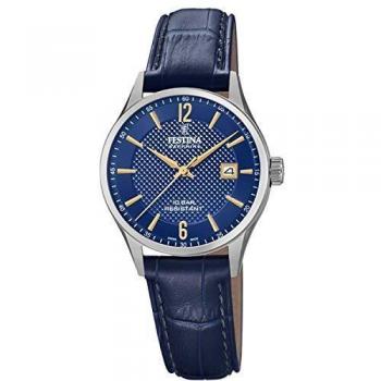 Festina Reloj Analógico para Unisex Adultos de Cuarzo con Correa en Cuero F20009/3