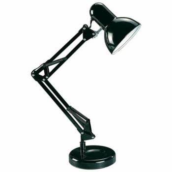 Lámpara de Escritorio Samson Rabalux 49 cm Metal Negro E27 1x60W con Interruptor