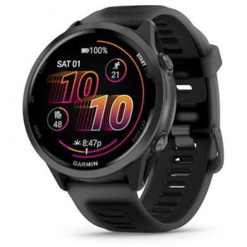 Garmin Forerunner 570 Advanced GPS Running Smartwatch 47mm with AMOLED Display and Silicone Band