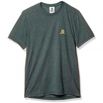 SALOMON Explore SS tee Camiseta De Manga Corta, Hombre, Balsam Green, XL
