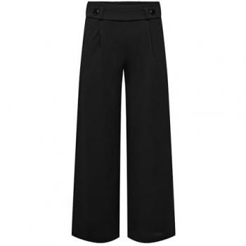 Pantalones Mujer JDY Geggo Negro Amplios con Detalle de Botones