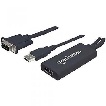 Adaptador VGA (D-SUB)/USB a HDMI Manhattan 152426