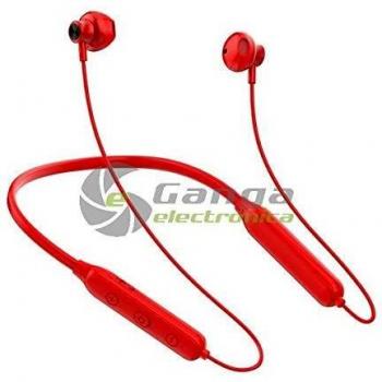 InnJoo Auriculares Bluetooth EB009 Red - BT5.0 - Drivers 12MM - 32 OHMIOS - BATERÍA 140MAH