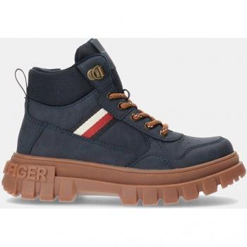 Botas de niño tipo montaña Tommy Hilfiger con logotipo y suela track.