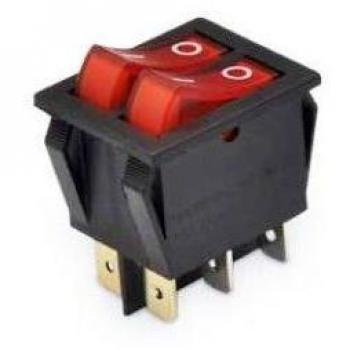 Interruptor DPDT ON/OFF con Luz16(4)a-16a GSC Evolution - Pack 5