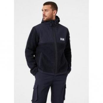 Helly Hansen Men's Patrol Pile Fleece Jacket - Navy Blue, Casual, Multi-Sport, Polyester
