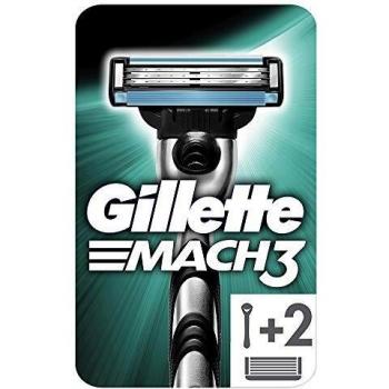 Gillette MACH3 MAQUINILLA Afeitar 1U. + Recambio Unisex Adulto, Silver & Black, Único