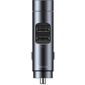 Baseus Energy Column - Cargador de Coche Bluetooth FM Transmisor