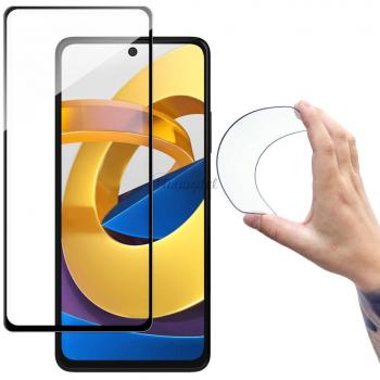 Protector de Pantalla Flexi Nano Hybrid 9H para Xiaomi Poco M4 Pro 5G / Redmi Note 11s 5G con Marco Negro