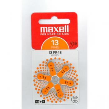 Pilas Zinc Air PR48-ZA13 Maxell - Blister 6 unidades