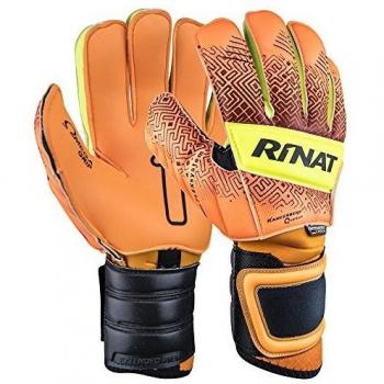 Rinat 1KAQUPEA50-236-219 Guantes de Portero, Unisex Adulto, Naranja/Amarillo