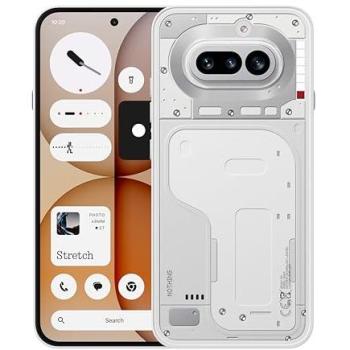 Smartphone Nothing Phone 4a 5G, 6.78, 12GB RAM, 256GB, Blanco, Triple Cámara 50MP, Batería de 5400 mAh