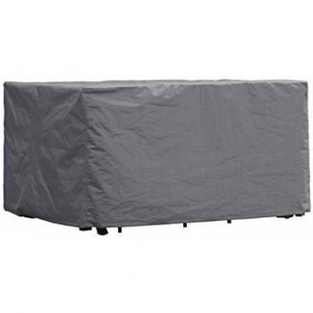 Funda Rectangular para Juego de Jardín M 185x150x95 cm Gris