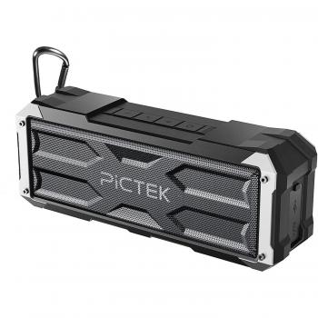 Altavoz Bluetooth, [20w 30h 440mAh]Pictek Altavoz Bluetooth Portátil [2017 Actualizada] IPX4 Altavoz Inalámbrico Exterior Impermeable, Altavoz Bluetooth Speaker con Cable USB, Doble Controlador, 30 Horas Reproducción Sonido Superior para iPhone, iPad, 