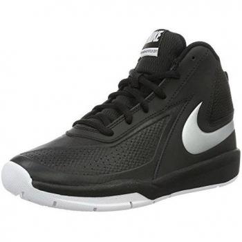 Nike Team Hustle D 7 (GS), Zapatillas de Baloncesto para Niños, Negro (Black / Metallic Silver-White), 37 1/2 EU