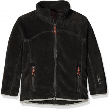 CMP High Loft Chaqueta para mujer de forro polar, otoño/invierno, niña, color Nero-Argento, tamaño 15 años