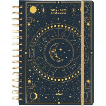 Agenda Escolar 2024/2025 Semana Vista A5 12 Meses Astral Erik Editores