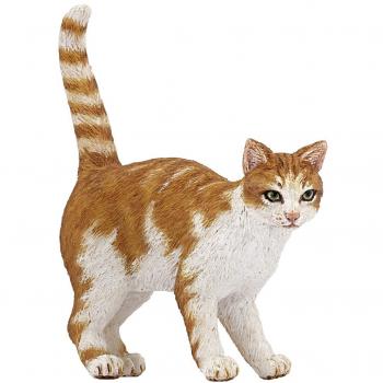 Papo Red Cat Figurine - Toy for Children 3 Years and Above