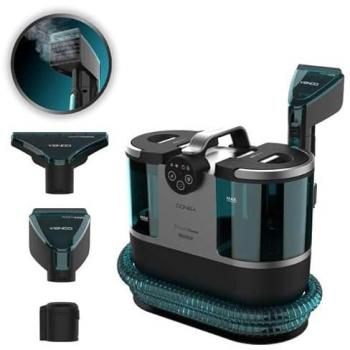 Limpiador Aspirador de Tapicerías y Alfombras Conga 7000 Steam XXL, 1700W, Vapor Desincrustante, Depósito 1600ml Agua Limpia y 950ml Agua Sucia