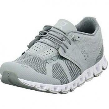 Slate Grey Cloud Mesh Men's Low-Top Trainers