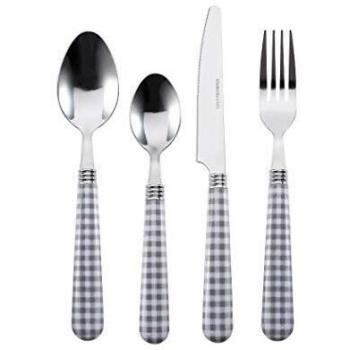 Renberg Ness CUBERTERIA 24 PZAS Acero Inoxidable Nessy Gris