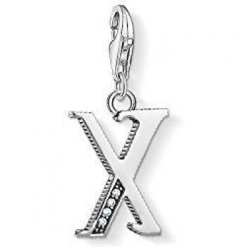 Colgante Charm Letra X de Plata con Circonitas para Mujer Thomas Sabo 1604-643-21