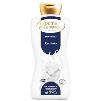 Gel de Ducha Cremoso Spuma di Sciampagna 650 ml - Hidratante, pH Neutro, Ingredientes Naturales, Dermatológicamente Testado
