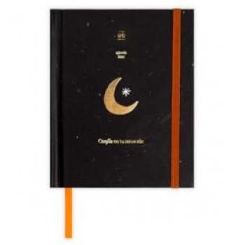 Agenda Anual Mini 2025 Confía en tu Intuición Semana Vista 128x154 mm Tapa Dura Negra