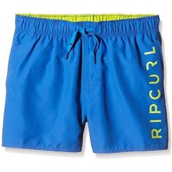 Rip Curl Lettring 13 Volley - Bañador para niño, color azul, talla 16