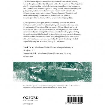 Living with Nature: Environmental Politics as Cultural Discourse - Oxford University Press Edition