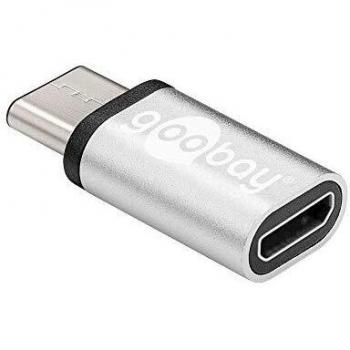 USB-C to Micro USB Adapter, Silver, Type B